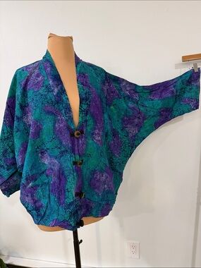 Reversible cotton jacket from Indonesia